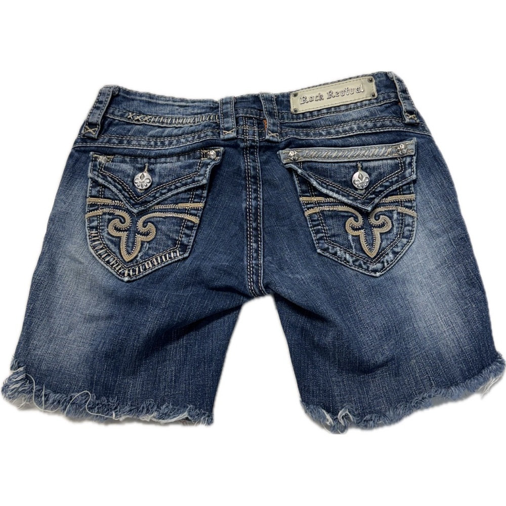 Rock Revival Gwen Cut off Jean Shorts Size 26